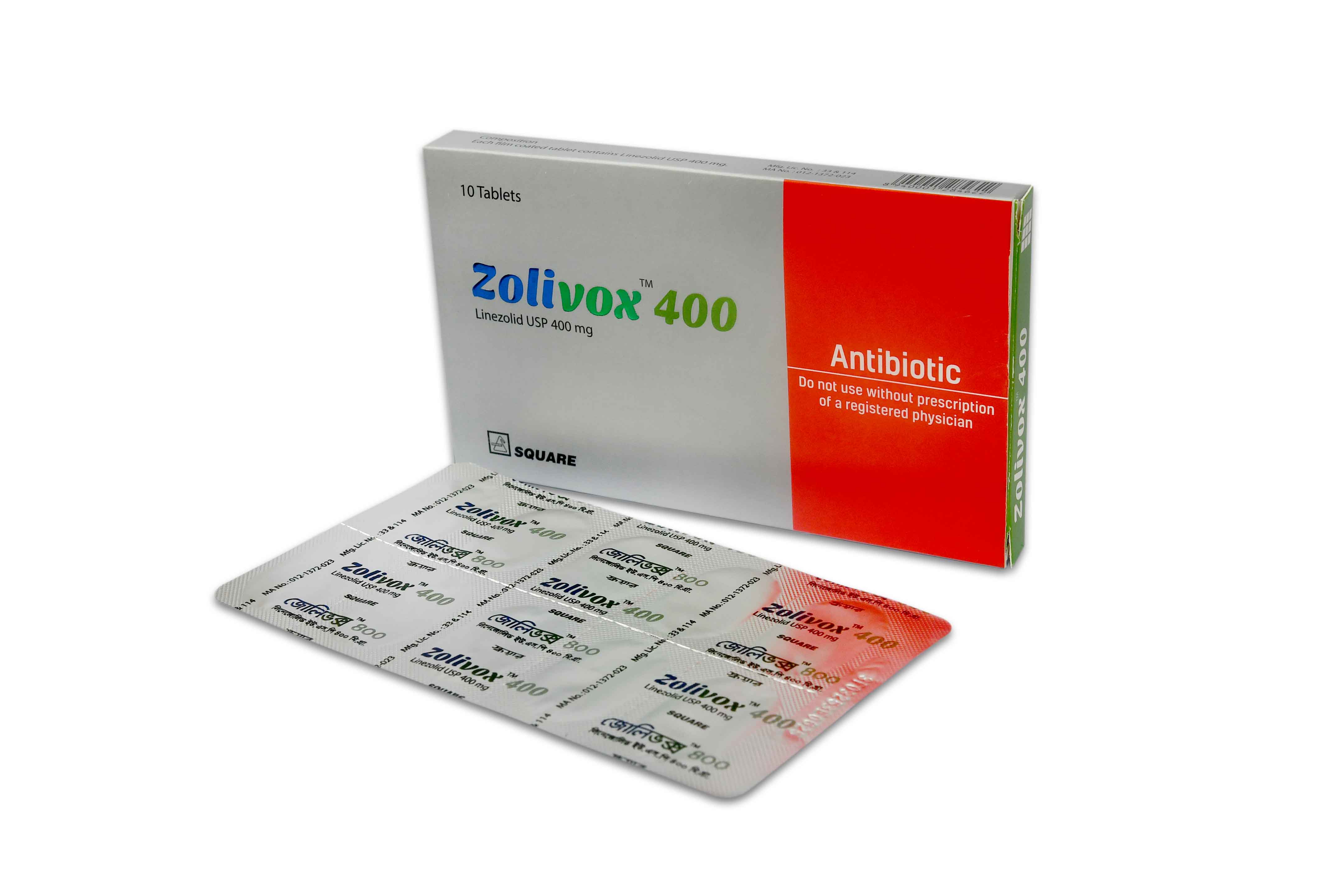 Tab. Zolivox 400mg